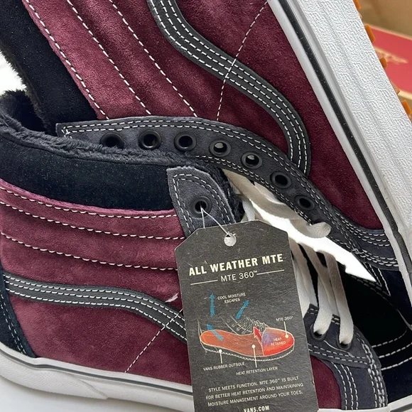 Vans Men’s Sk8-Hi Mte(Mte) Port Royale/BlackVN0A4BV7XKZBoots Sneakers
